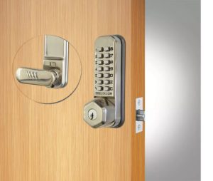 CODELOCKS Mechanical Digital Locks 200 series Mortice Latch Back to Back Stainless Steel