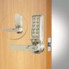 CODELOCKS CL4000 Electronic Digital Lock Tubular Mortice Latch PVD S/Steel