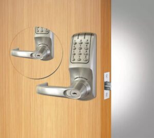 CODELOCKS CL5000 Electronic Digital Lock Back to Back Mortice Latch PVD B/Steel