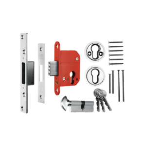 Era 333-61Tp BS8621 Euro Mortice Deadlock Keyless Egress 76mm without Euro Cylinder Polished Chrome