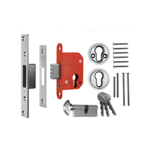 Era 333-51 Bs 8621 EuroDead Lock 3" Satin Box 76mm Satin Chrome