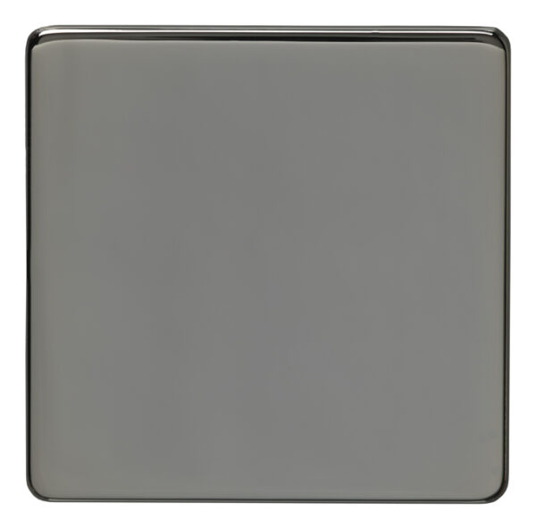 Eurolite Ecbn1B Single Blank Concealed Black Nickel Plate