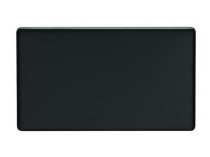 Eurolite Ecmb2B Double Blank Flat Concealed Matt Black Plate