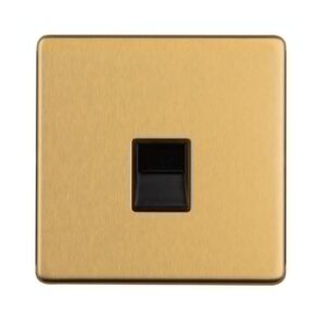 Eurolite Concealed 3mm Telephone Master - Satin Brass