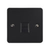 Eurolite Efmb1Mmbb 1 Gang Master Telephone Socket Matt Black Black Trim