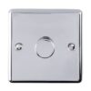 Eurolite Enhance Decorative 1 Gang Dimmer - Polished Chrome