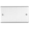 Eurolite Enhance Decorative Double Blank Plate - Satin Stainless