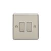 Eurolite Enhance Decorative 2 Gang Switch - Satin Stainless