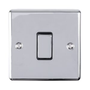Eurolite Enhance Decorative Intermediate Switch - Polished Chrome