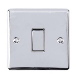 Eurolite Enhance Decorative Intermediate Switch - Polished Chrome