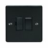 Eurolite Enswfmbb 13Amp Dp Switched Fuse Spur Matt Black Enhance Range Black Trim