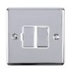 Eurolite Enswfpcw 13Amp Dp Switched Fuse Spur Polished Chrome Enhance Range White Trim
