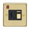 Eurolite Stainless steel Switched Fuse Spur - Satin Brass