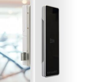 CODELOCKS Electronic Kitlock KL1100 RFID Cabinet Lock Front Plate & Latch Metallic Silver