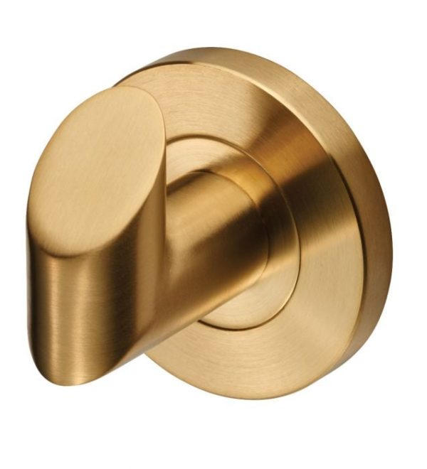 De'Leau LX03SPVD Deleau Stainless Steel Robe Hook G316 Satin Brass