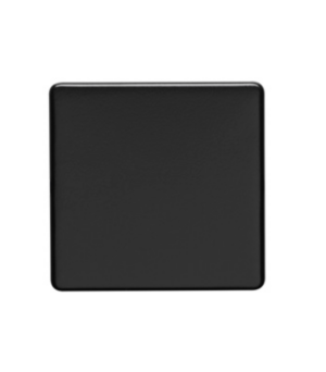 Eurolite Mb1B Single Blank Round Edge Matt Black Plate