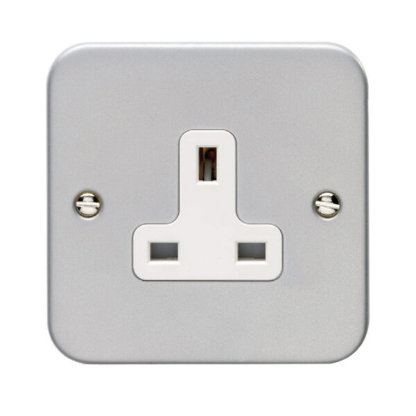 Eurolite Mc1Usow 1 Gang 13Amp Dp Un-Switched Socket Metal Clad