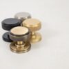 Millhouse Brass Harrison Solid Brass Knurled Mortice Knob on Concealed Fix Rose - Satin Brass MH450KSMKSB