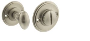Millhouse Brass Solid Brass Oval WC Turn and Release - Satin Nickel MHOWCSN
