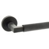 STATUS Key Escutcheon on Round Rose - Matt Black S2ESCKRMB