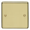 Eurolite Pb1B Single Blank Round Edge Polished Brass Plate