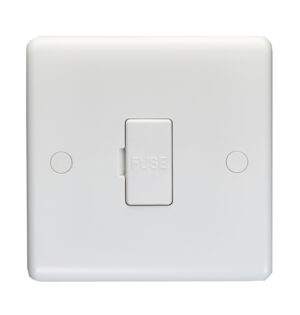 Eurolite Pl4130 Enhance White Plastic 13A Un-Switched Fused Spur Unit