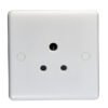 Eurolite Pl4250 Enhance White Plastic 5A Unswitched Round Pin Socket