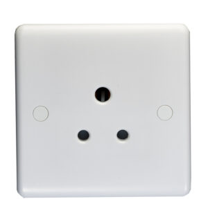 Eurolite Pl4250 Enhance White Plastic 5A Unswitched Round Pin Socket