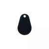 MIFARE Classic 1K Overmolded IP68 Pear Keyfob (Blank) Black