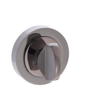 STATUS WC Turn and Release on Round Rose - Black Nickel