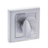 STATUS WC Turn and Release on Square Rose - Satin Chrome