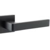 STATUS Montana Designer Lever on S4 Square Rose - Matt Black