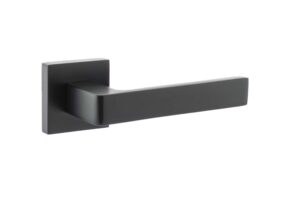 STATUS Montana Designer Lever on S4 Square Rose - Matt Black
