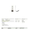 Zoo Hardware Zas Single Coat Hook, Satin Stainless Steel