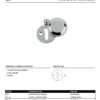 Zoo Hardware Fulton & Bray Standard Profile Covered Escutcheon, Polished Brass