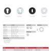 Zoo Hardware Euro profile round escutcheon 50mm rose dia