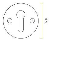 Zoo Hardware Fulton & Bray Standard Profile Victorian Escutcheon, Polished Brass