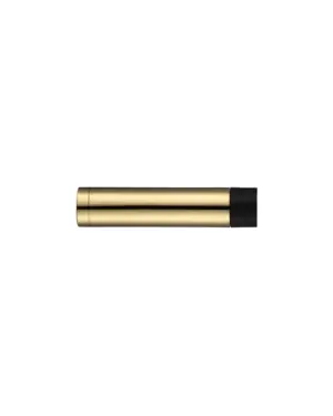 Zoo Hardware Cylinder Door Stop Without Rose (70Mm), Polished Brass