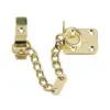 Zoo Hardware Heavy Duty Door Chain (200Mm Length), Polished Brass