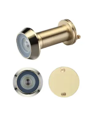 Zoo Hardware Door Viewers With Glass Lens (19Mm Diameter), Polished Brass