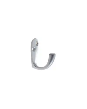 Zoo Hardware Single Robe Hook, Satin Chrome