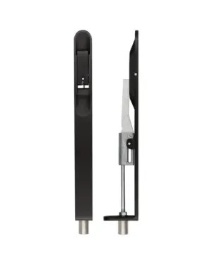 Zoo Hardware Zas Radius Profile Lever Action Flush Bolts (Various Sizes), Satin Stainless Steel