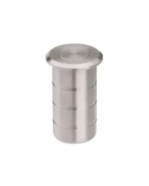 Zoo Hardware Zas Dust Excluding Socket For Flush Bolts (Concrete), Satin Stainless Steel