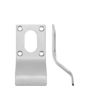 Zoo Hardware Zas Cylinder Latch Pull Oval Profile (88Mm X 43Mm), Satin Stainless Steel