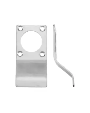 Zoo Hardware Zas Cylinder Latch Pull Rim Profile (88Mm X 43Mm), Satin Stainless Steel