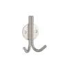 Zoo Hardware Zas Double Robe Hook, Satin Stainless Steel