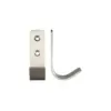 Zoo Hardware Zas Single Coat Hook, Satin Stainless Steel