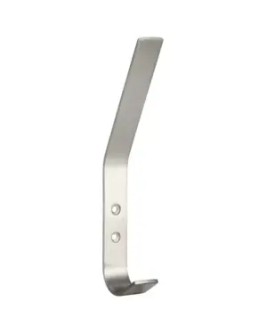 Zoo Hardware Zas Hat & Coat Hook, Satin Stainless Steel