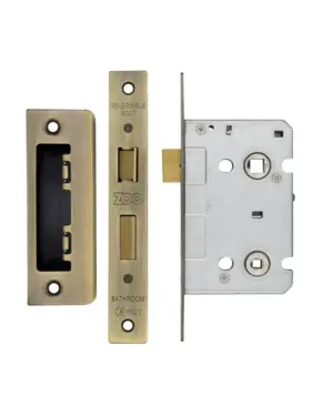 Zoo Hardware Contract Bathroom Lock (64Mm Or 76Mm), Florentine Bronze