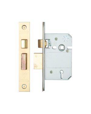 Zoo Hardware British Standard 5 Lever Sash Lock (64Mm Or 76Mm), Pvd Stainless Brass